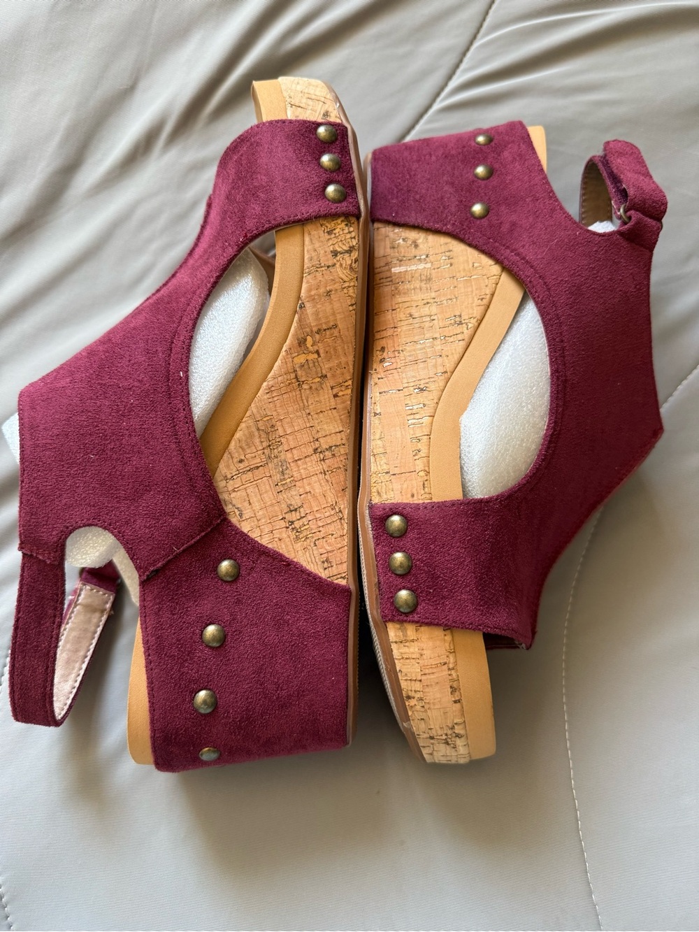 Corkys Carly Dark Red size 11